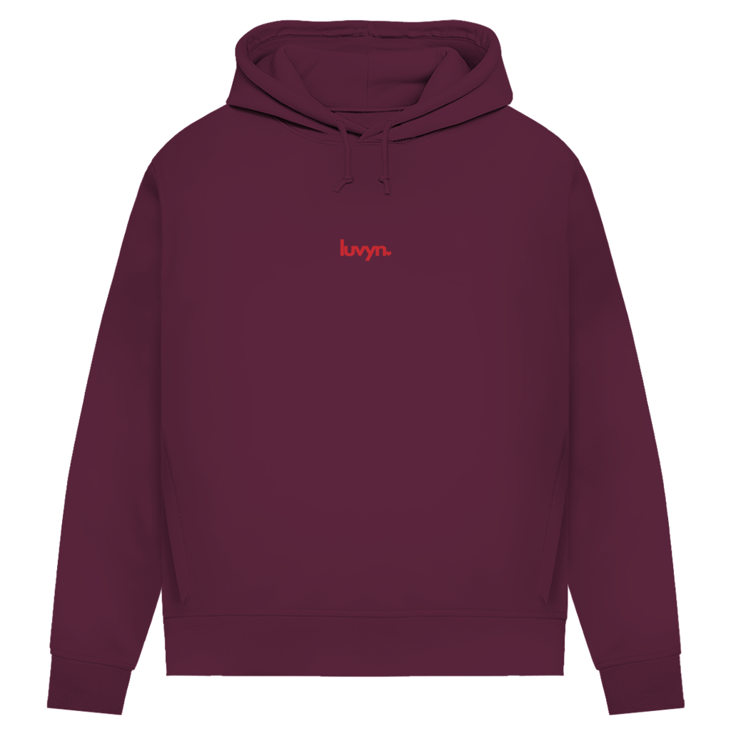 Damen Premium Bio Hoodie LUVYN RED 26