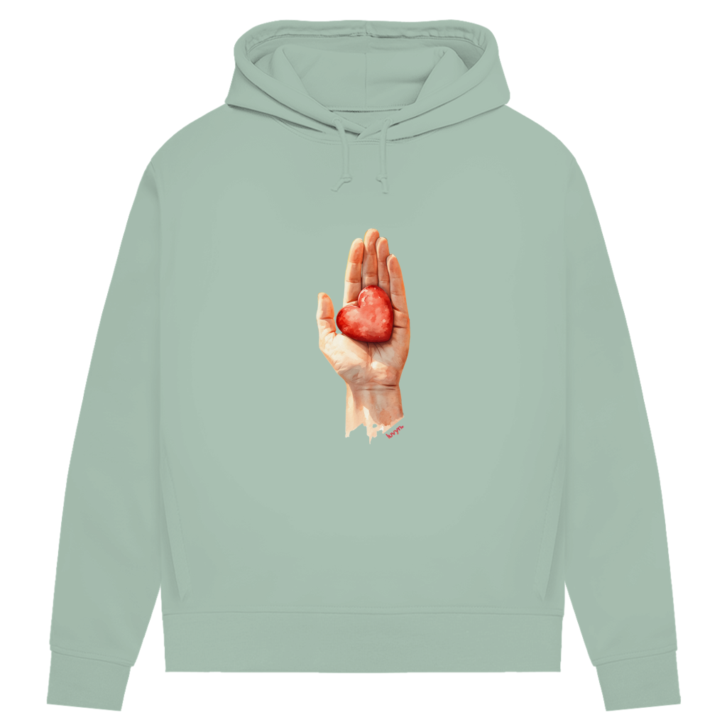 Damen Premium Bio Hoodie Herzstück 26