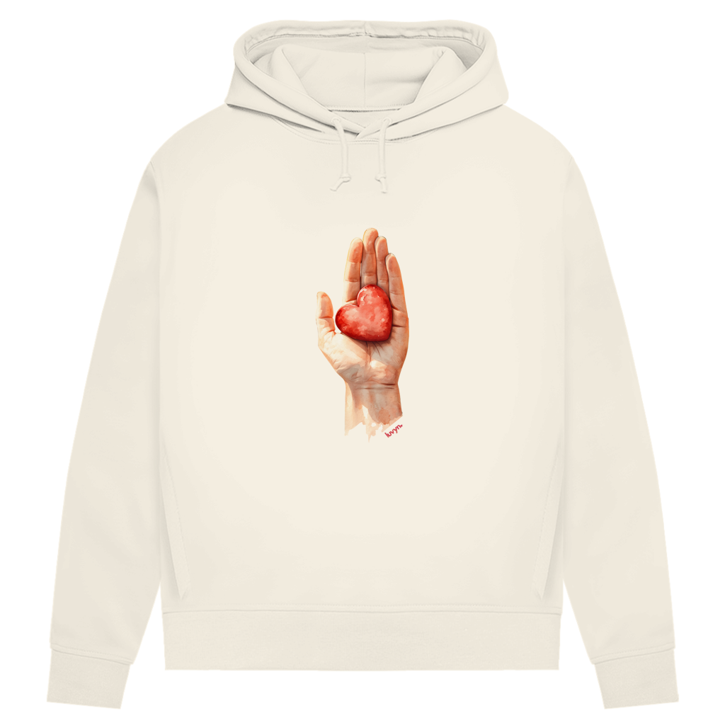 Damen Premium Bio Hoodie Herzstück 26