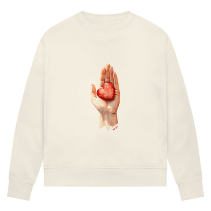Damen Premium Bio Sweatshirt Herzstück 26