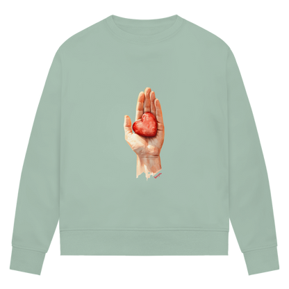 Damen Premium Bio Sweatshirt Herzstück 26