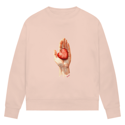 Damen Premium Bio Sweatshirt Herzstück 26