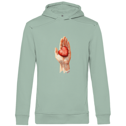 Herren Premium Bio Hoodie Herzstück 26