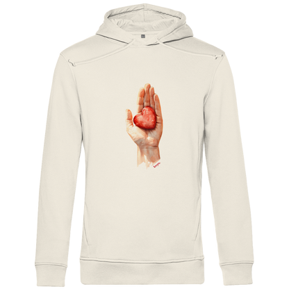 Herren Premium Bio Hoodie Herzstück 26