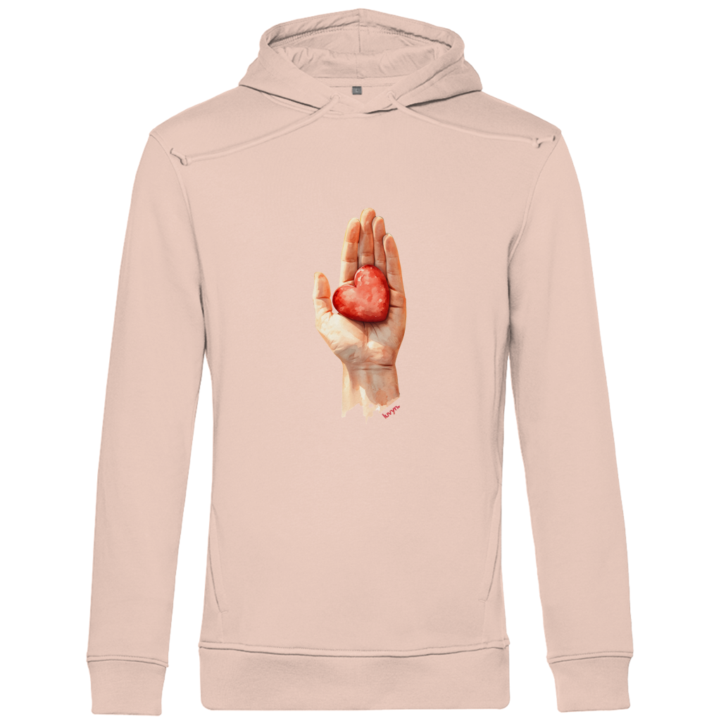 Herren Premium Bio Hoodie Herzstück 26
