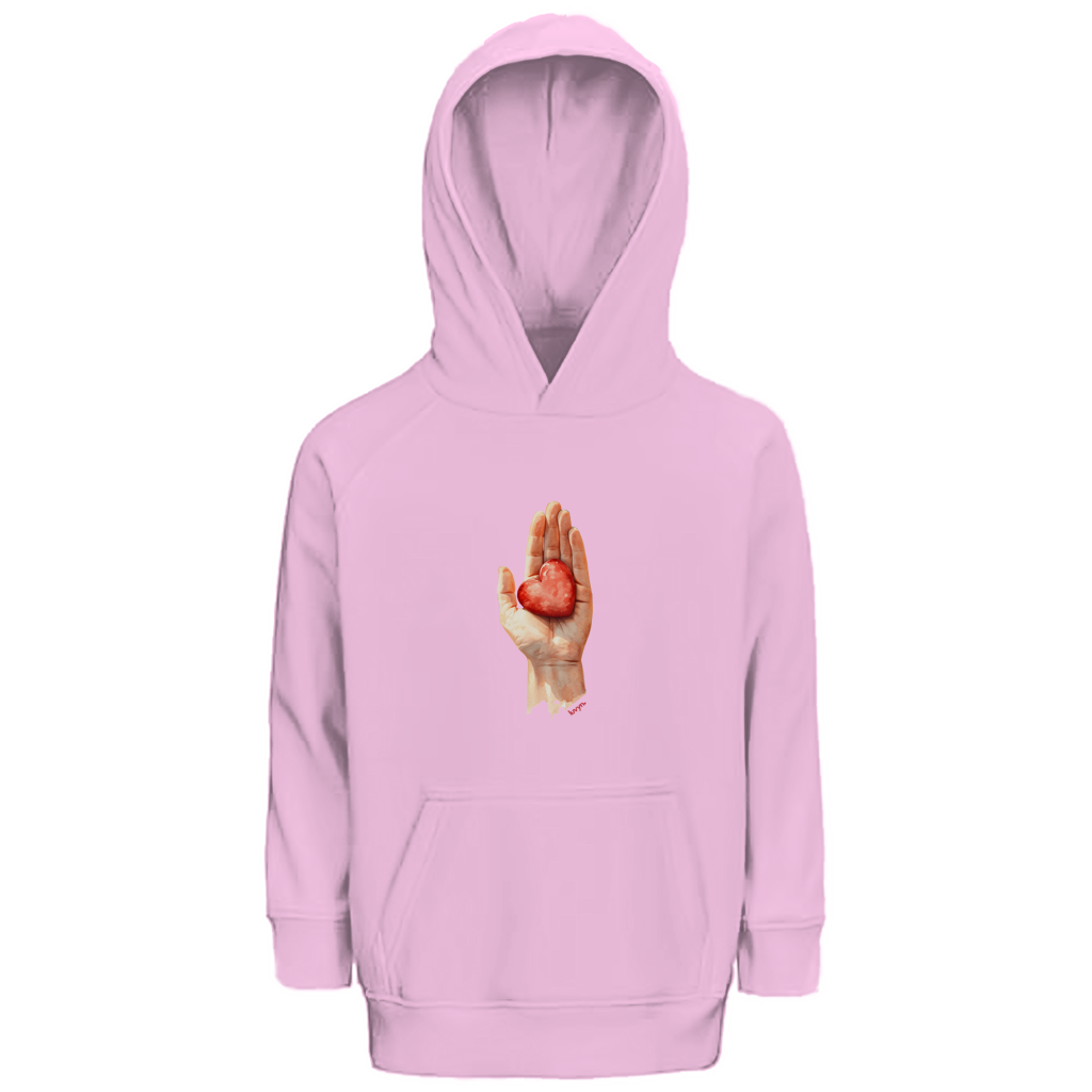 Kinder Premium Bio Hoodie Herzstück 26