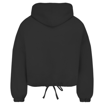 Damen Premium Cropped Oversize Hoodie LUVYN PINK