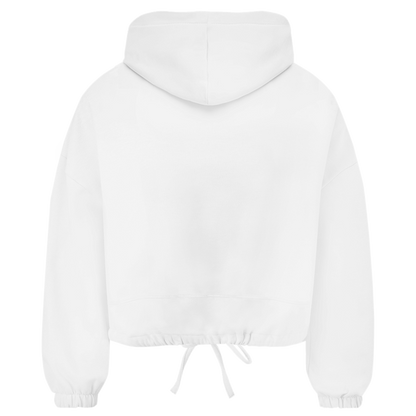 Damen Premium Cropped Oversize Hoodie LUVYN DAISY