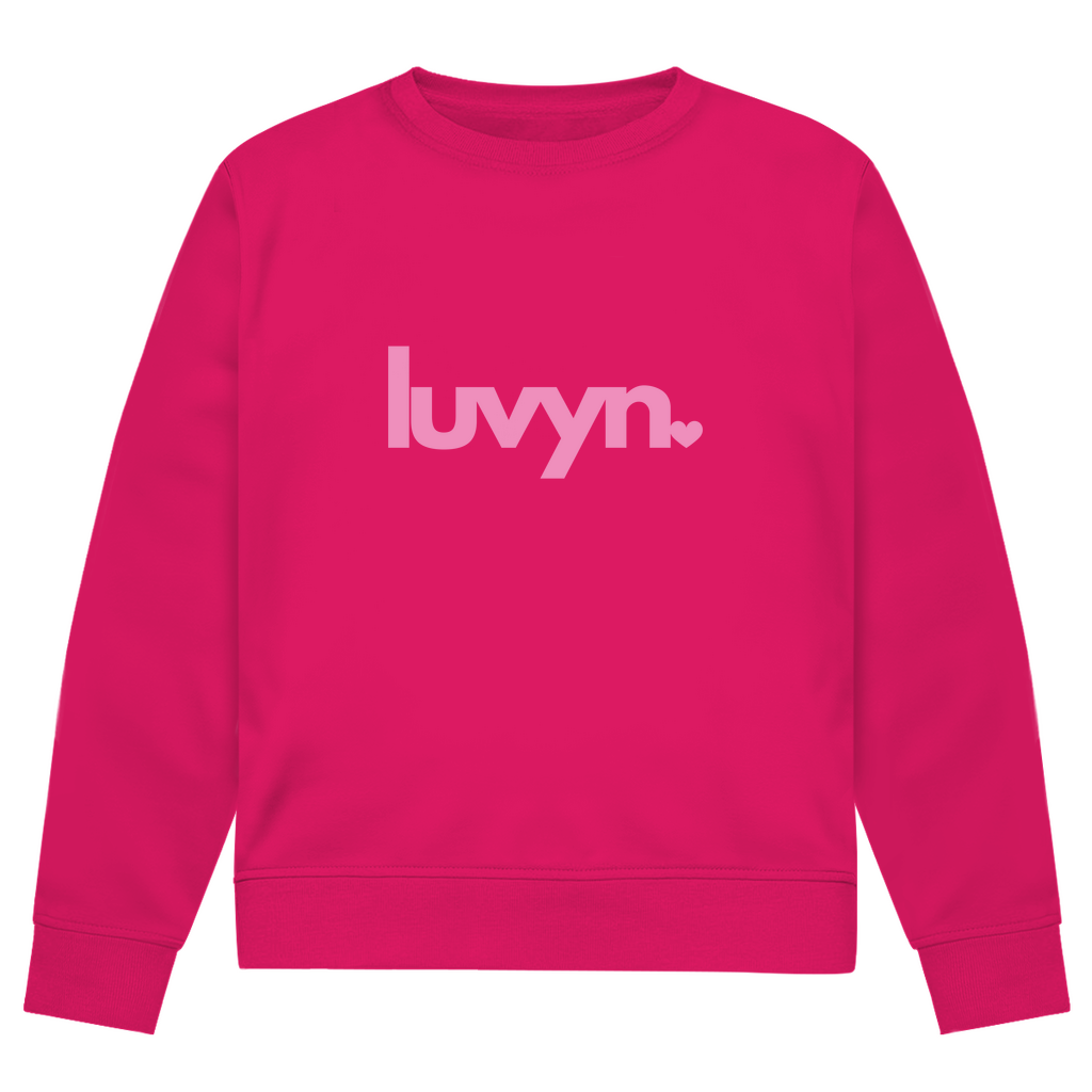 Herren Premium Bio Sweatshirt LUVYN PINK