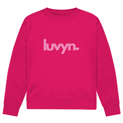 Herren Premium Bio Sweatshirt LUVYN PINK