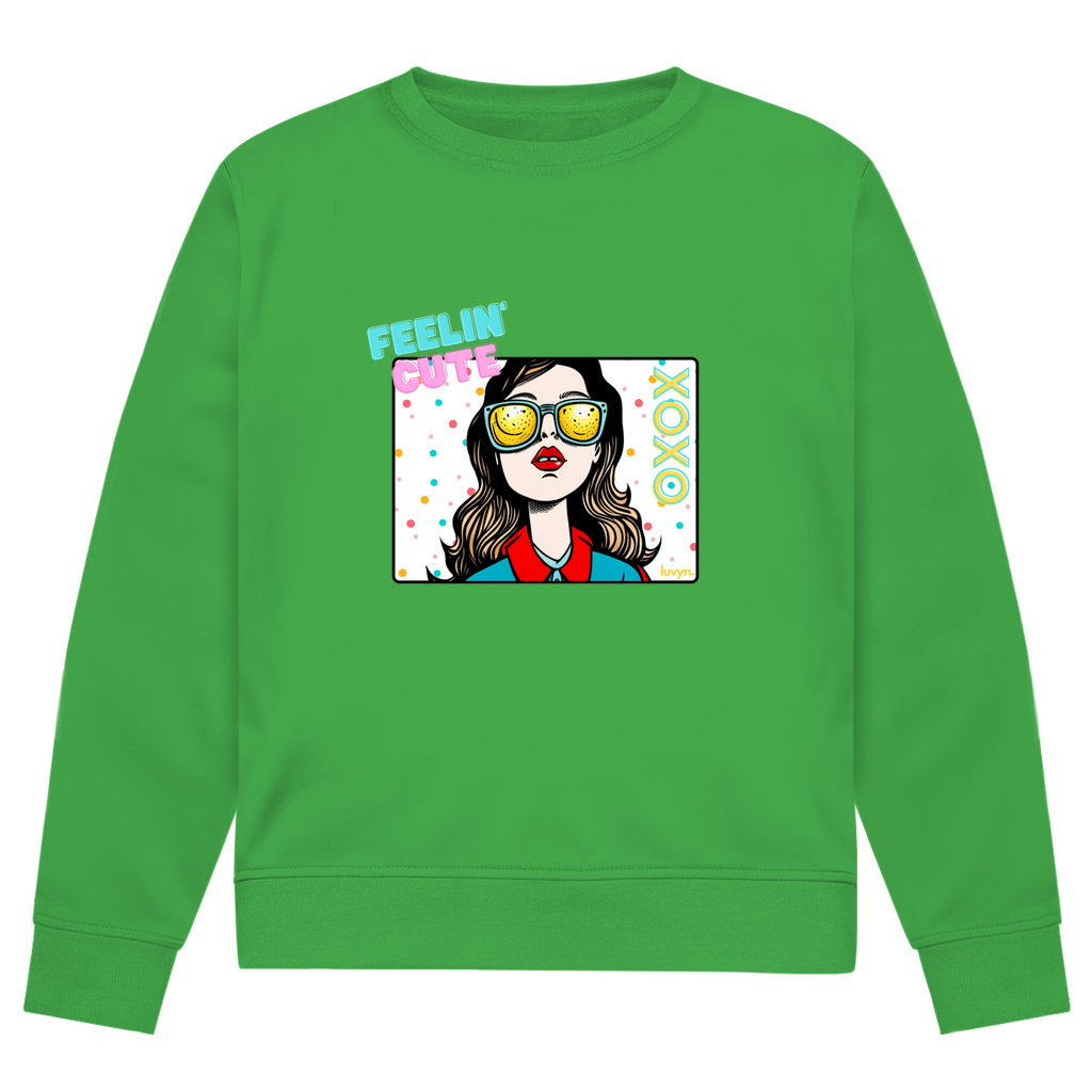 Herren Premium Bio Sweatshirt Feelin´Cute