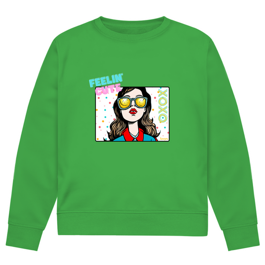 Herren Premium Bio Sweatshirt Feelin´Cute