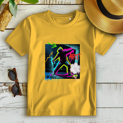 Damen Premium Bio T-Shirt Graffiti Guy