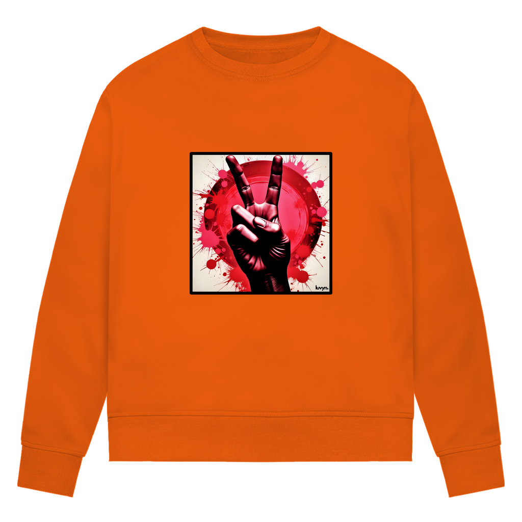 Damen Premium Bio Sweatshirt Piece of Peace