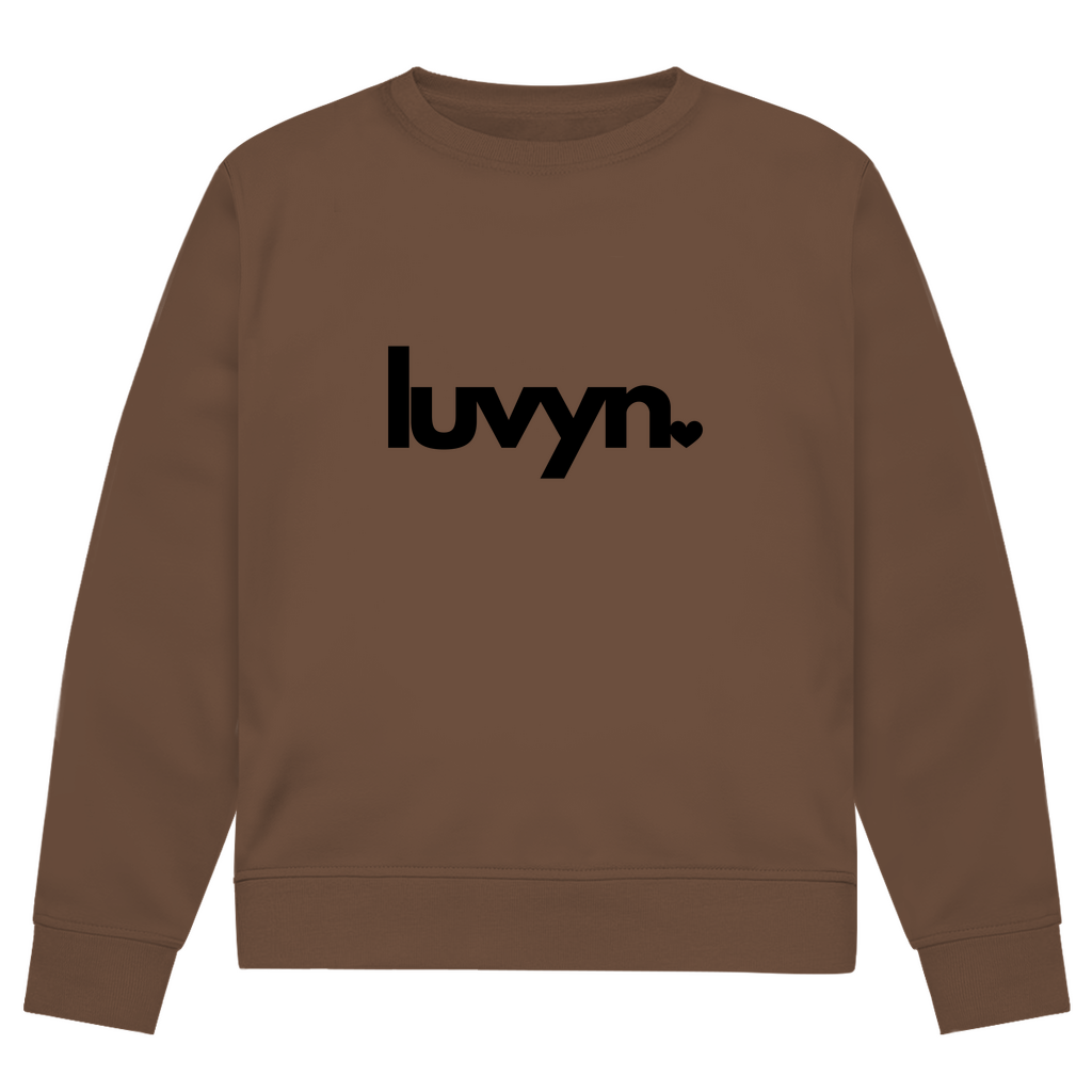 Herren Premium Bio Sweatshirt LUVYN BLACK