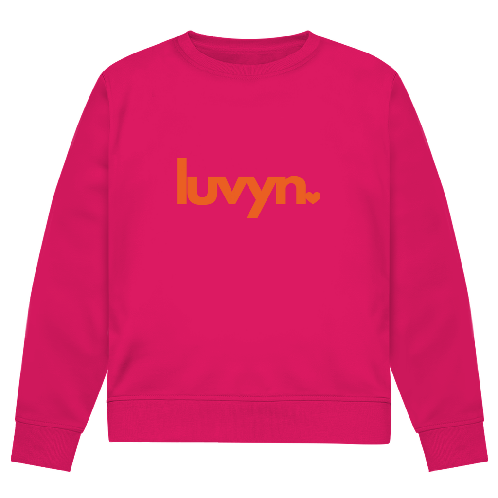 Herren Premium Bio Sweatshirt LUVYN ORANGE