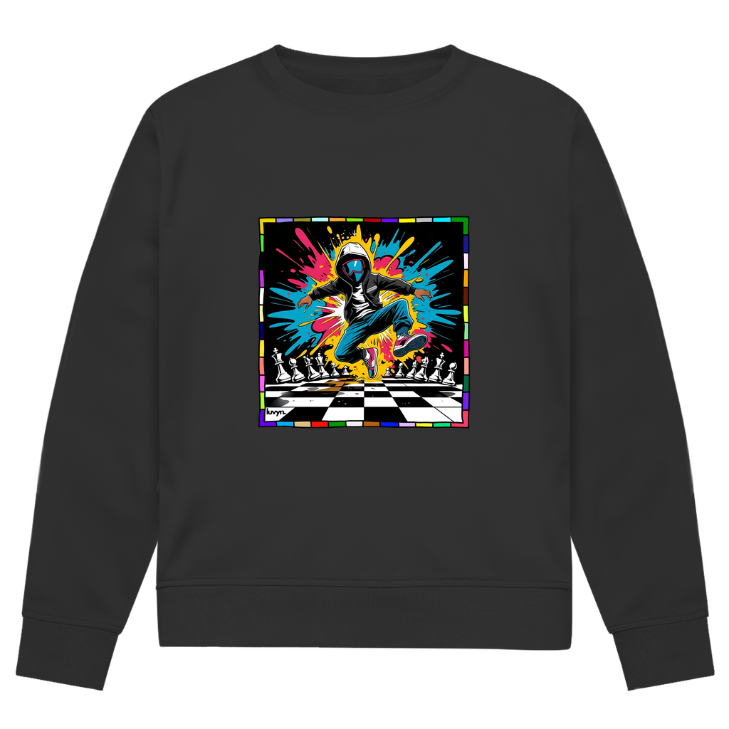 Herren Premium Bio Sweatshirt Chess Splash