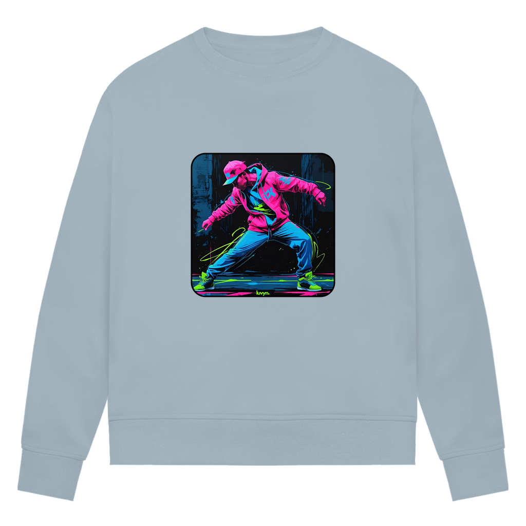 Damen Premium Bio Sweatshirt Neon Vibe´s