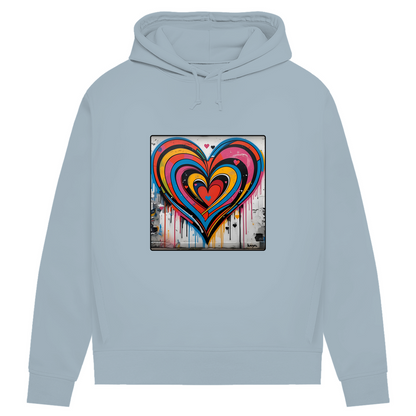 Damen Premium Bio Hoodie Heartcore