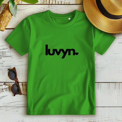 Damen Premium Bio T-Shirt LUVYN BLACK