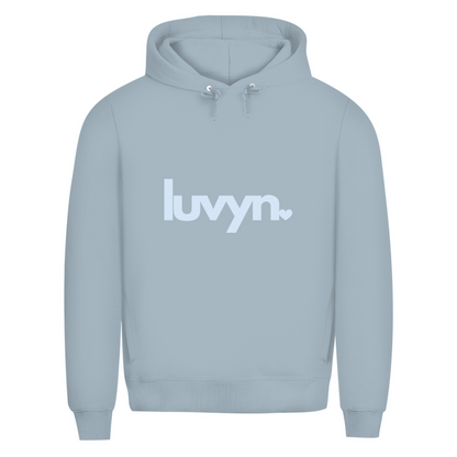 Herren Premium Bio Hoodie LUVYN BLUE