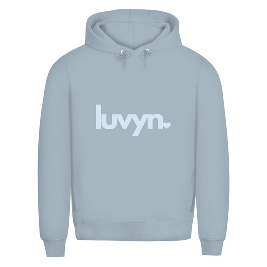Herren Premium Bio Hoodie LUVYN BLUE