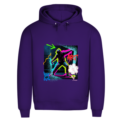 Herren Premium Bio Hoodie Graffiti Guy