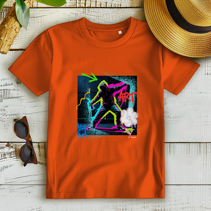 Damen Premium Bio T-Shirt Graffiti Guy