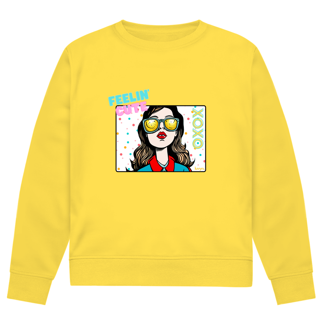 Herren Premium Bio Sweatshirt Feelin´Cute