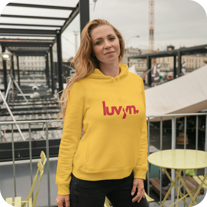 Damen Premium Bio Hoodie LUVYN RED