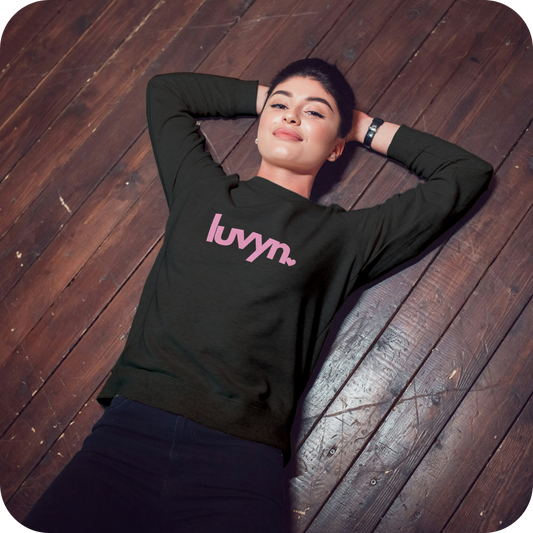 Damen Premium Bio Sweatshirt LUVYN PINK