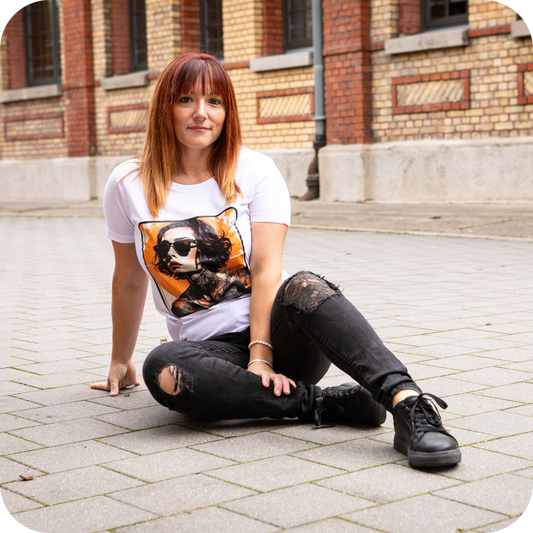 Damen Premium Bio T-Shirt Inkfluence