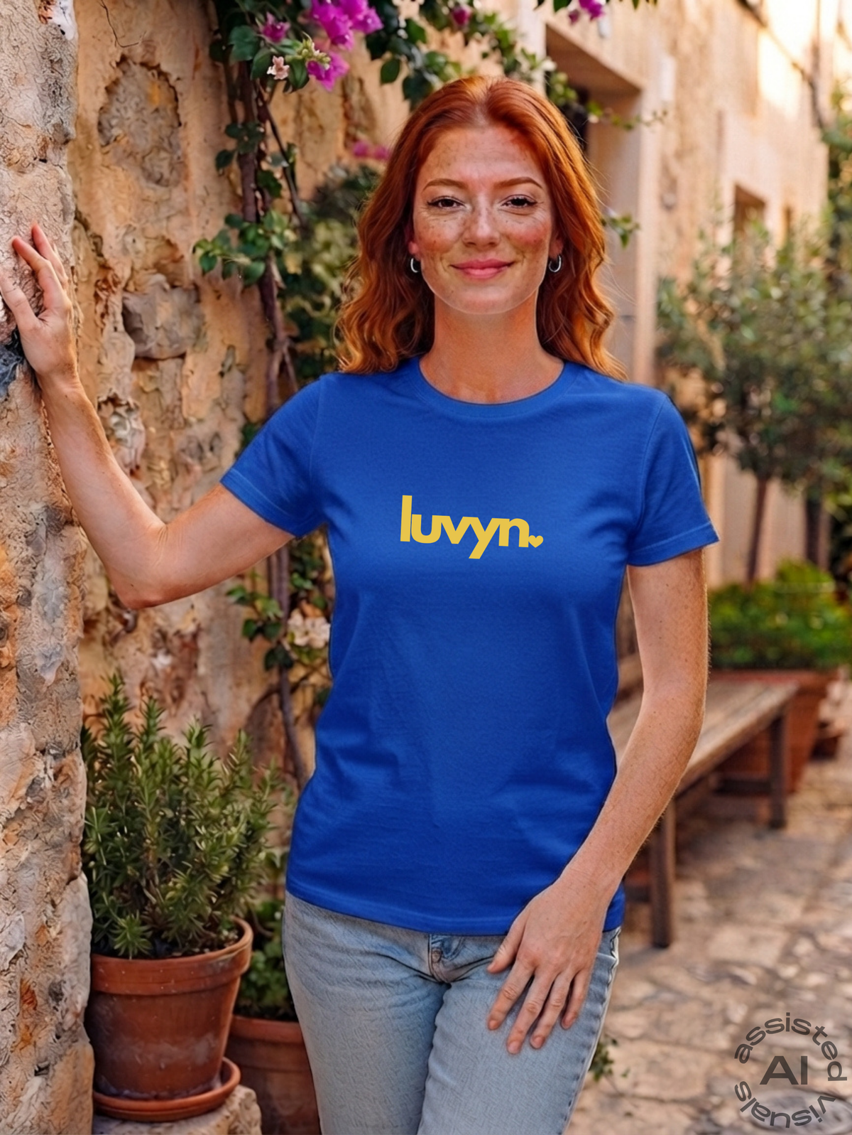 Damen Premium Bio T-Shirt LUVYN DAISY