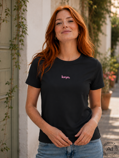 Damen Premium Bio T-Shirt LUVYN PINK 26