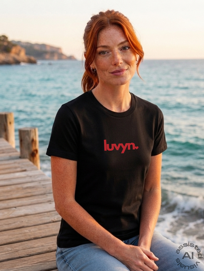 Damen Premium Bio T-Shirt LUVYN RED