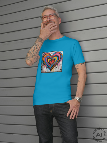 Herren Premium Bio T-Shirt Heartcore