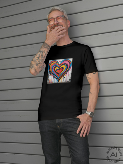 Herren Premium Bio T-Shirt Heartcore