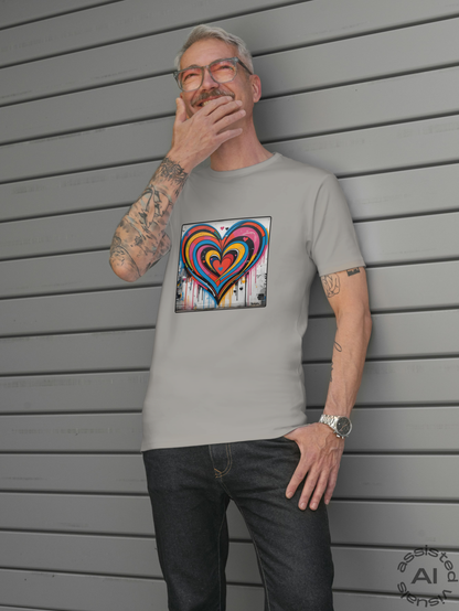 Herren Premium Bio T-Shirt Heartcore
