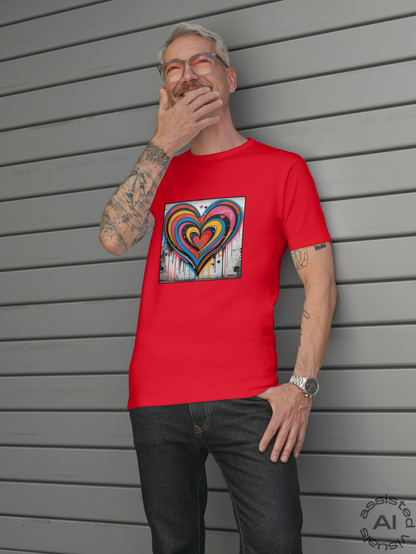 Herren Premium Bio T-Shirt Heartcore
