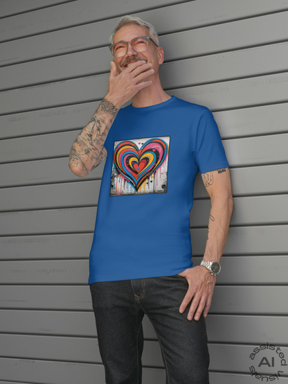 Herren Premium Bio T-Shirt Heartcore