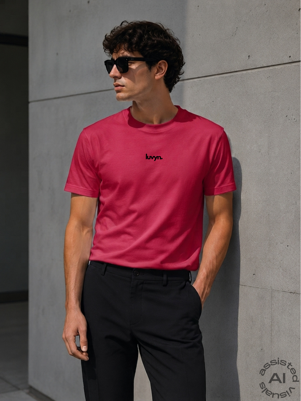 Herren Premium Bio T-Shirt LUVYN BLACK 26
