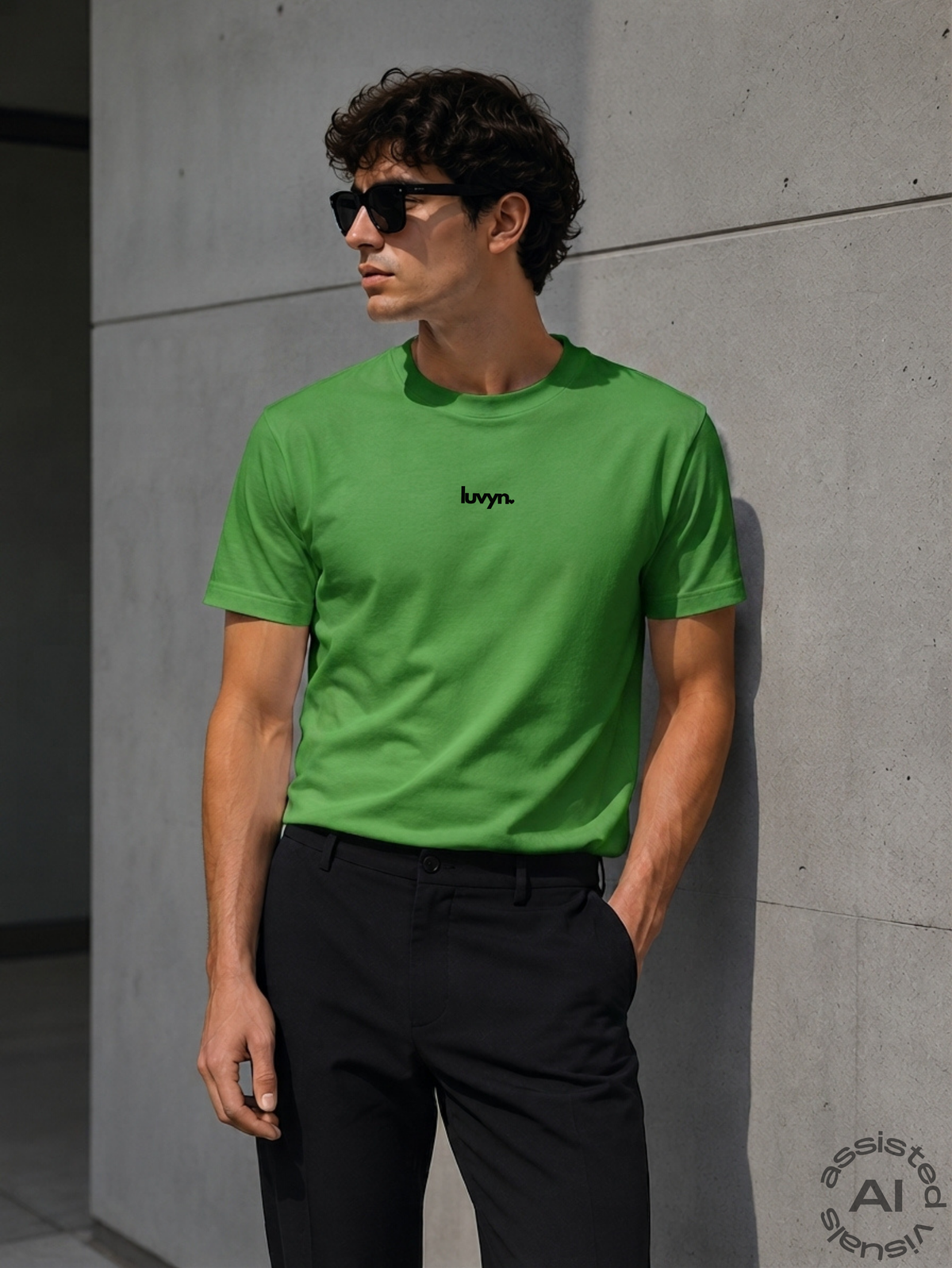 Herren Premium Bio T-Shirt LUVYN BLACK 26
