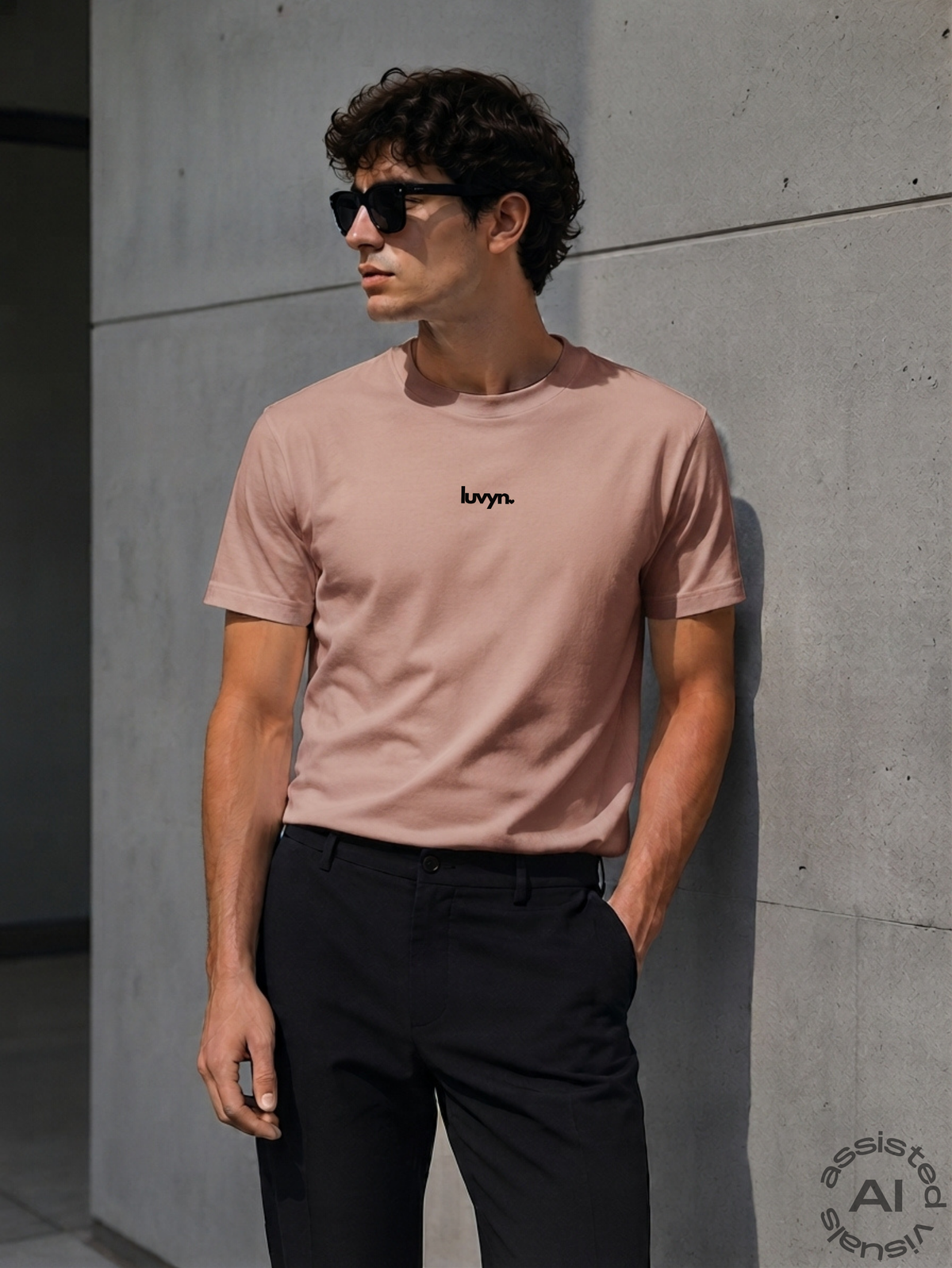 Herren Premium Bio T-Shirt LUVYN BLACK 26