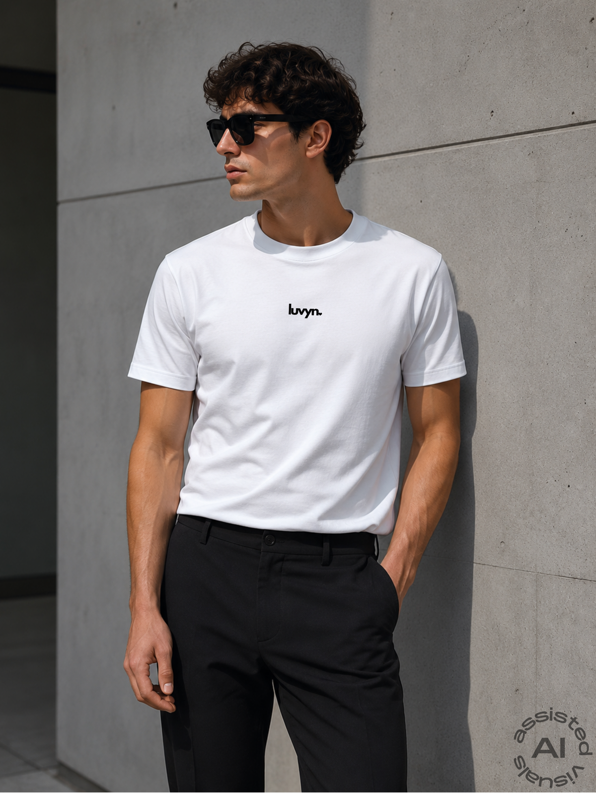 Herren Premium Bio T-Shirt LUVYN BLACK 26