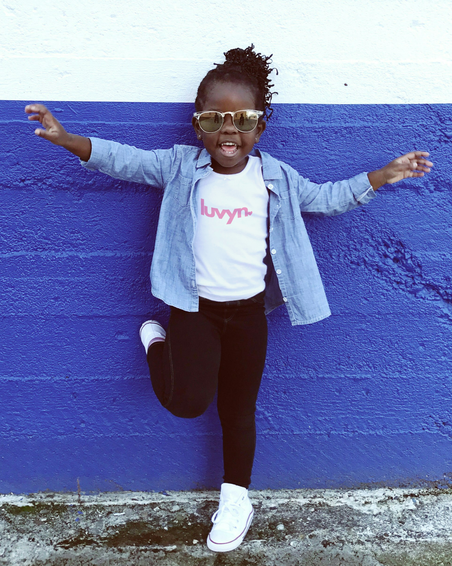 Kids Premium Bio T-Shirt LUVYN PINK