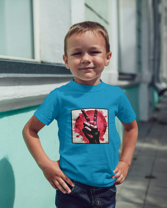 Kids Premium Bio T-Shirt Neon Piece of Peace