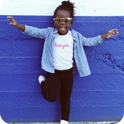 Kids Premium Bio T-Shirt LUVYN PINK