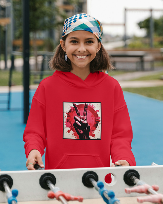 Kinder Premium Bio Hoodie Piece of Peace