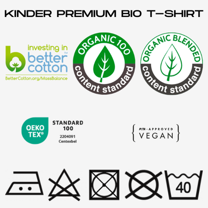 Kids Premium Bio T-Shirt LUVYN RED