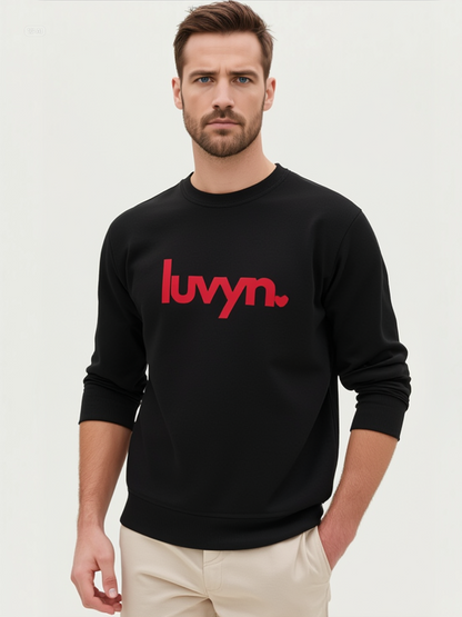 Herren Premium Bio Sweatshirt LUVYN RED